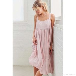 Kimichi Blue Striped Fleur Midi Dress